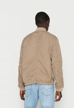 AllSaints DAWSON JACKET - Bomber Jacket - Ash Khaki Brown -AllSaintsSales 8c646e9d36ac4615802bd4bd3fb5a4df