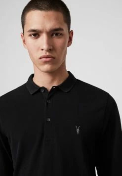 AllSaints REFORM - Polo Shirt - Black -AllSaintsSales 8ded58add44044408d042d39fe2e0f14