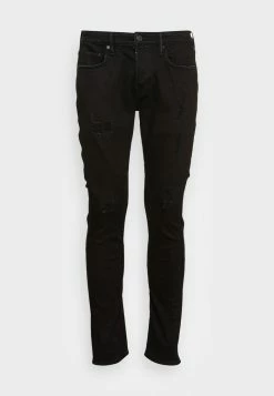 AllSaints CIGARETTE DAMAGED - Slim Fit Jeans - Black -AllSaintsSales 8ef60627e0ca4eb8b499e71e80f4a892