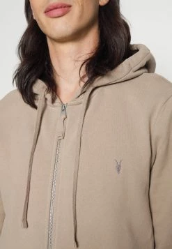 AllSaints RAVEN ZIP HOODY - Zip-up Sweatshirt - Seawood Taupe -AllSaintsSales 8f8cfefdbaaf46a38198dec6c8a3350f
