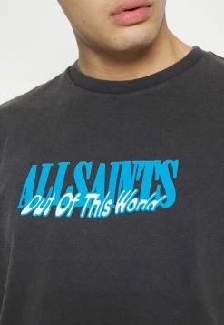 AllSaints ORBIT CREW - Print T-shirt - Jet Black -AllSaintsSales 90133052c0924b3fb61721ff73495b9b