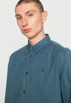 AllSaints HERMOSA - Shirt - Stormy Grey -AllSaintsSales 916909b3ed4644a9bc6a6a5098225aa2