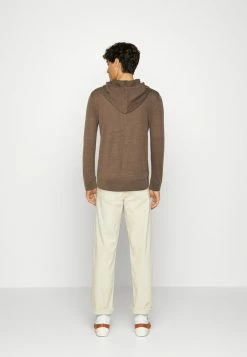 AllSaints ZIP HOODY - Cardigan - Brown -AllSaintsSales 93084f142ebc4555b3c34b379072fe3c