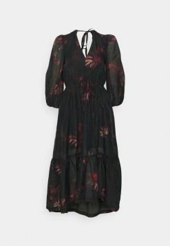 AllSaints ROSIA NILA DRESS - Day Dress - Dark Khaki Green -AllSaintsSales 934b04fea0e84104b81094f171d8b12a