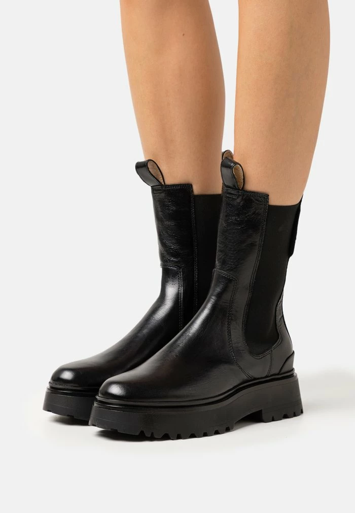AMBER BOOT - Platform ankle boots - black AllSaints AMBER BOOT - Platform Ankle Boots - Black -AllSaintsSales 940d50aafda34020a9ae6ed59e9fb58a