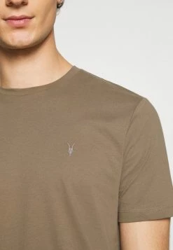 AllSaints BRACE CREW - Print T-shirt - Alpine Brown -AllSaintsSales 9a5f35f6964841b1a68c8e6e08219b94