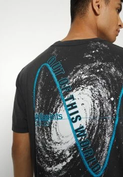 AllSaints INTERGALA CREW - Print T-shirt - Jet Black -AllSaintsSales 9c9138c98255428ca4eb55053a0932de