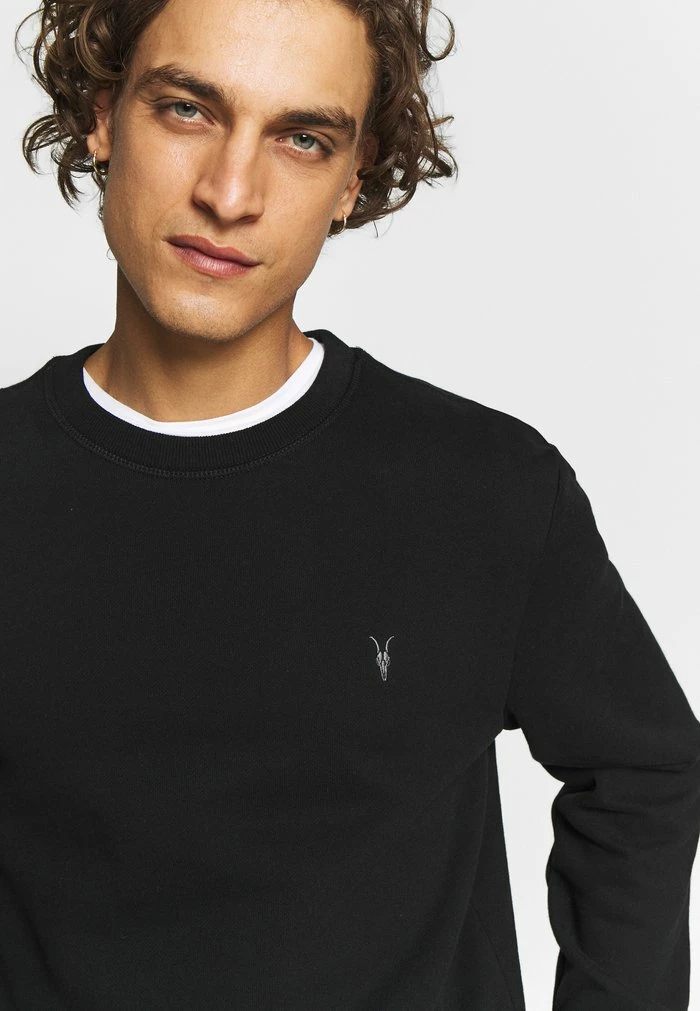 RAVEN CREW - Sweatshirt - black AllSaints RAVEN CREW - Sweatshirt - Black -AllSaintsSales 9e864a02f5a2439bb32d9c363914c8b6