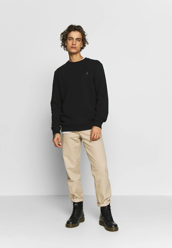 RAVEN CREW - Sweatshirt - black AllSaints RAVEN CREW - Sweatshirt - Black -AllSaintsSales a2ce02ef12cb419fa25da60bdc581ef3