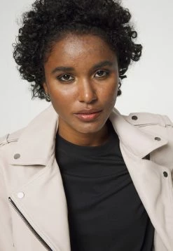 AllSaints AYRA TASSEL JACKET - Leather Jacket - White -AllSaintsSales a3b794c1d57b4a62a36f7d3fbe4ad46e