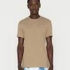 AllSaints TONIC CREW - Basic T-shirt - Ash Khaki Brown