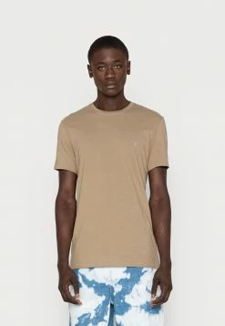 AllSaints TONIC CREW - Basic T-shirt - Ash Khaki Brown