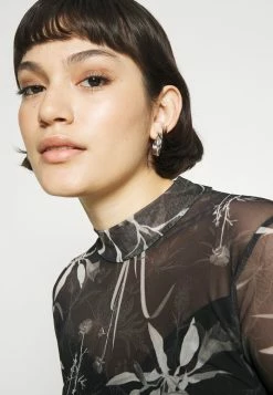 AllSaints HANNA RUTLAND DRESS - Day Dress - Black -AllSaintsSales a5fba402863a4bf08cb5cd0765e0b5dd