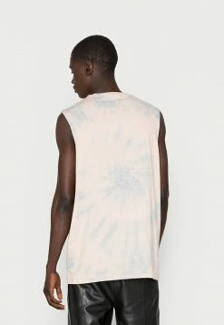 AllSaints COLTEN CREW - Top - Pink/ice Blue -AllSaintsSales a6c8eabe7df641889fe3ecb6192c410b