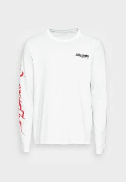 AllSaints SLIVER CREW - Long Sleeved Top - Optic White -AllSaintsSales a8595c91ca9d4471bb5538f12e2d5f1b