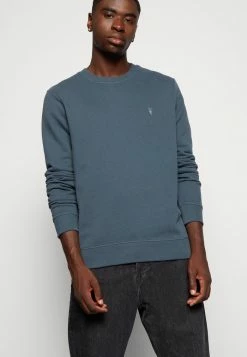 AllSaints RAVEN CREW - Sweatshirt - Shadow Blue -AllSaintsSales a866a301a39c400f9616a146f3cda371