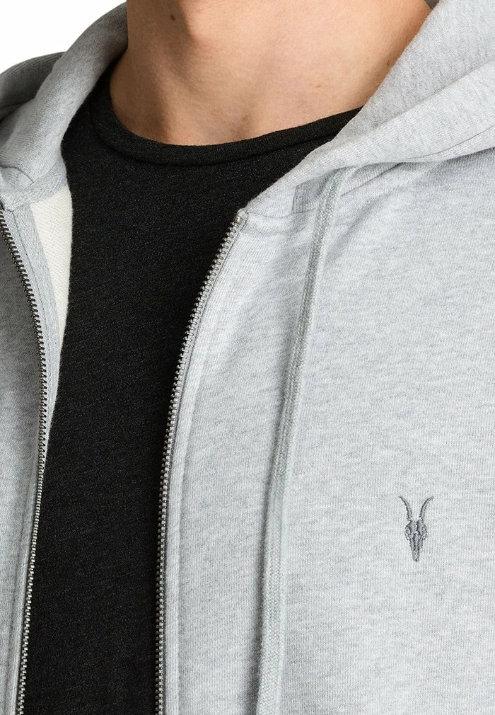 RAVEN - Zip-up sweatshirt - grey marl AllSaints RAVEN - Zip-up Sweatshirt - Grey Marl -AllSaintsSales a8ff8046c43f4cc6b9d860ae1911317c