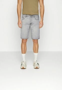 AllSaints SWITCH DAMAGED - Denim Shorts - Grey
