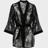 AllSaints CARINE KIMONO - Summer Jacket - Black -AllSaintsSales abc91afb999046e59333ad01ada4ce26