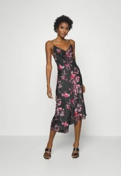 AllSaints ALEXIA SOLEIL DRESS - Cocktail Dress / Party Dress - Dark Cherry Pink