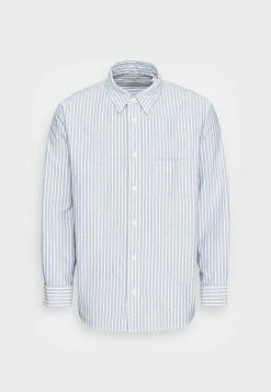 AllSaints NIPPON - Shirt - Light Blue -AllSaintsSales ad6859501f0946ebb858d2ad13237cb3