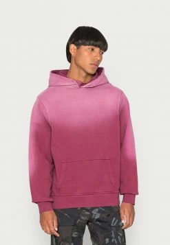 AllSaints HARRISON HOODY - Sweatshirt - Dark Magenta Pink