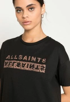 AllSaints JUXTA TEE DRESS - Jersey Dress - Black -AllSaintsSales afd926011f3648caba1b0b239e7eb73f