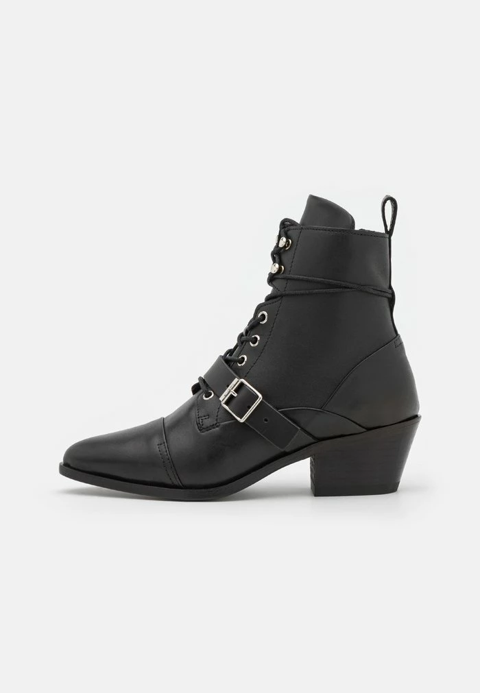 KATY BOOT - Lace-up ankle boots - black AllSaints KATY BOOT - Lace-up Ankle Boots - Black -AllSaintsSales b0764568a3564365a07e740f126d2267