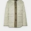 AllSaints FOXI LINER - Short Coat - Pale/dark Green -AllSaintsSales b4c9878d59634055af6988a6f0b58658