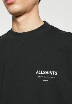 AllSaints UNDERGROUND CREW - Print T-shirt - Jet Black -AllSaintsSales b71f3ca7059a495584a31a416ca7e6c9