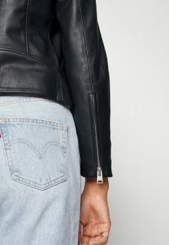 AllSaints DALBY FAUX BIKER - Leather Jacket - Black 6 AllSaints DALBY FAUX BIKER - Leather Jacket - Black -AllSaintsSales b9adf136cb584a439a45a8b0da95ee43