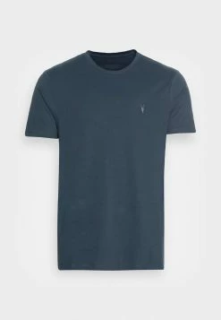 AllSaints BRACE CREW - Basic T-shirt - Windy Blue