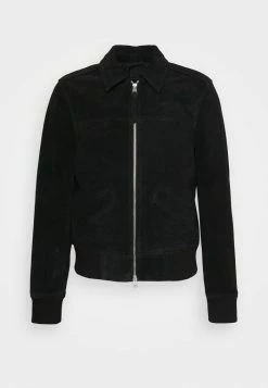 AllSaints HALCROW JACKET - Leather Jacket - Black -AllSaintsSales be4ef91f630447219e6f8cbca0b782e2