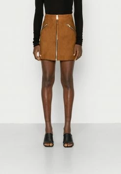 AllSaints PIPER SKIRT - Mini Skirt - Brown