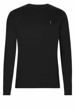 AllSaints BRACE CREW - Long Sleeved Top - Jet Black -AllSaintsSales c0282ff2d6ed442f8201cc94ce3ae2b3