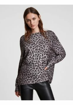 AllSaints RITA LEPPO TEE - Long Sleeved Top - Grey -AllSaintsSales c392d08898ba42cb813dd65e86d64457