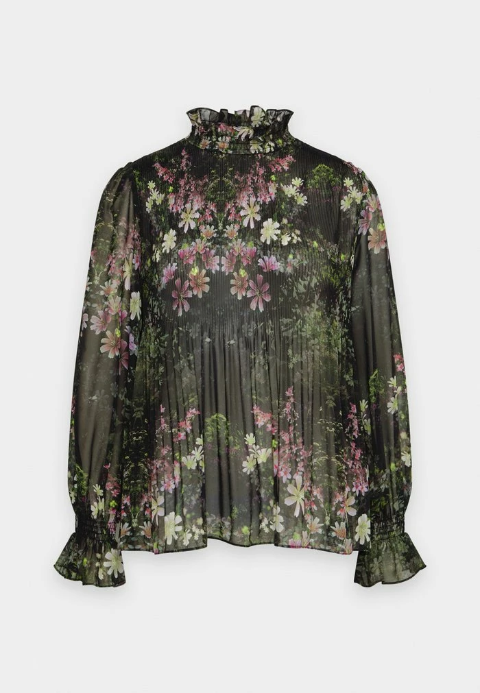 CORA - Blouse - black multi AllSaints CORA - Blouse - Black Multi -AllSaintsSales c58a7355c3294fe69e7edc0d314db949