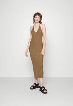 AllSaints LEXI HALTER DRESS - Jumper Dress - Praline