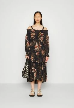 AllSaints LILLEMOR KUROYURI DRESS - Maxi Dress - Black -AllSaintsSales c64a90924fc14569b0af4a6cd9a68ab2