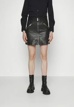 AllSaints PIPER SKIRT - Mini Skirt - Black