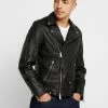 AllSaints MILO BIKER - Leather Jacket - Black