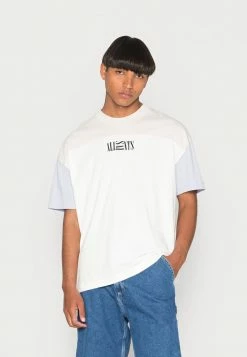 AllSaints KAI CREW - Print T-shirt - Cloud White
