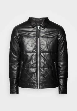 AllSaints COBB PUFFER JACKET - Leather Jacket - Black -AllSaintsSales cea2ada3bbb94768bcffbb44ef96b2e2