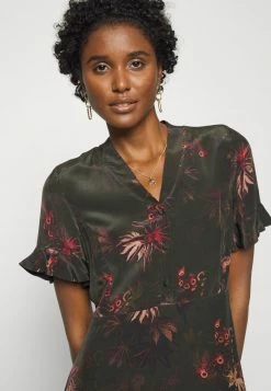 AllSaints FRANKIE NILA DRESS - Cocktail Dress / Party Dress - Dark Khaki Green -AllSaintsSales cf99d0ca6f8c4cc9a675b2a9c02c015b