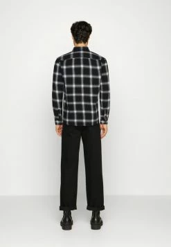 AllSaints WINDHAM - Shirt - Jet Black/grey -AllSaintsSales d1135c14459442628368834b02d84103