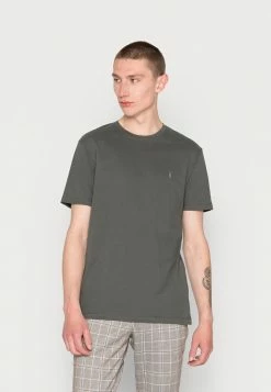 AllSaints BRACE CREW - Basic T-shirt - Sacremento Green