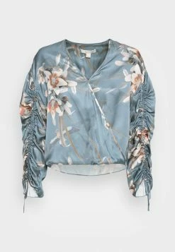 AllSaints PRESLIE KUROYURI - Blouse - Blue -AllSaintsSales d8a0d9e126f349a9b57140c74765f3f6