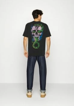 AllSaints ADDER CREW - Print T-shirt - Washed Black -AllSaintsSales dbf37cc37dbd48098668a04569ce8c4d