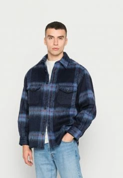 AllSaints GALLAWAY SHIRT - Summer Jacket - Deep Indigo Blue