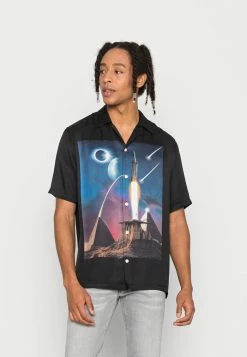 AllSaints ANDROMEDA SHIRT - Shirt - Jet Black